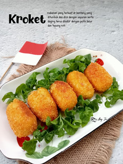 Foto resep Kroket (isi ayam wortel)