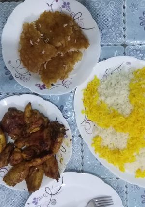 عکسی از دستور جوجه سرخ کردنی