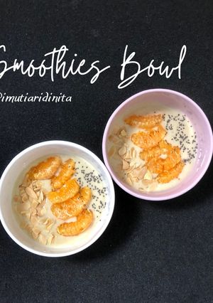 Foto resep Smoothies Bowl Banana Orange