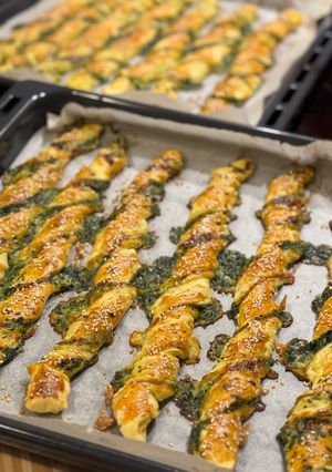 Spenótos twister recept fotója