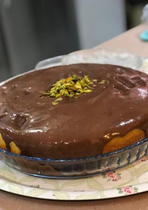 صورة لوصفة كيكة اسفنجيه هشه