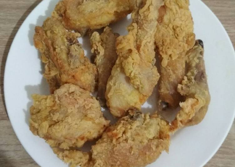 Bagaimana Menyiapkan Ayam Goreng KFC, simpel n yummy😁😁😁 Anti Gagal