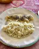 Arroz con apio y jengibre