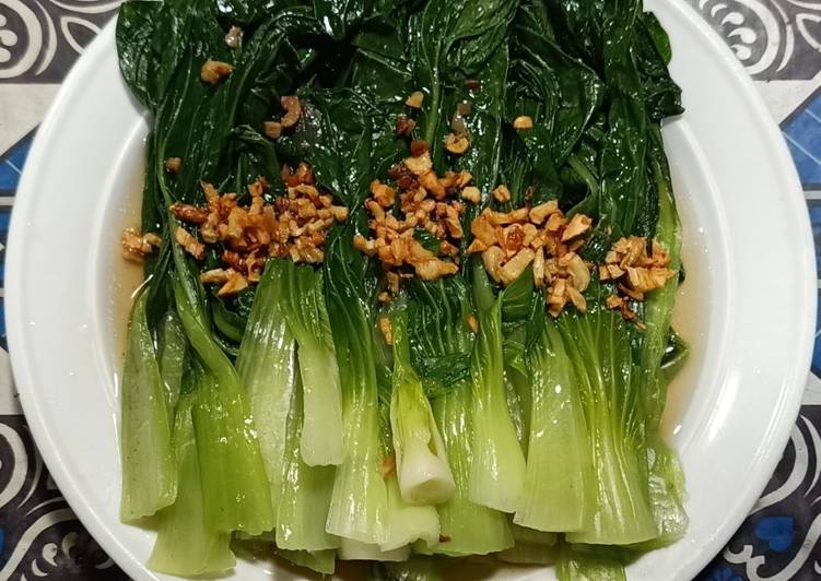 Resep Pokcoy Garlic Ala Chinese Resto Anti Gagal