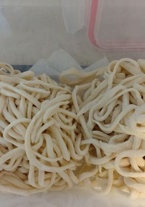 手工麵條 的食譜成品照片