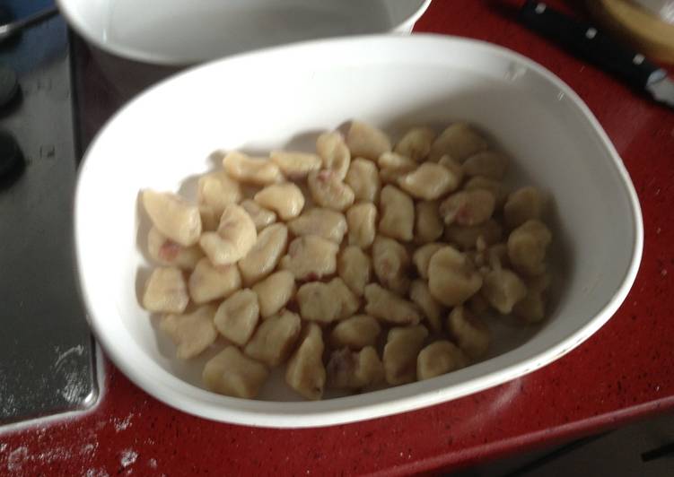 Gnocchi caseros