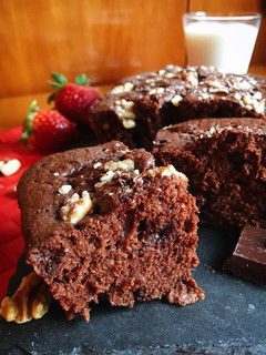 Una foto de Brownie al micro súper rápido