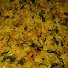A picture of Carrot meethi rice.