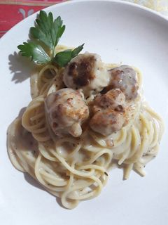 Foto resep Swedish Meatball Pasta