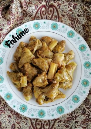 عکسی از دستور دلمه کلم برگ