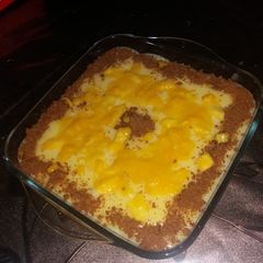 A picture of Mango puree custard.
