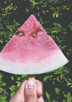 Una foto de Paleta de sandía facilísima para este verano