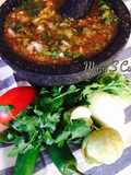 Salsa asada molcajeteada 🌶🌶