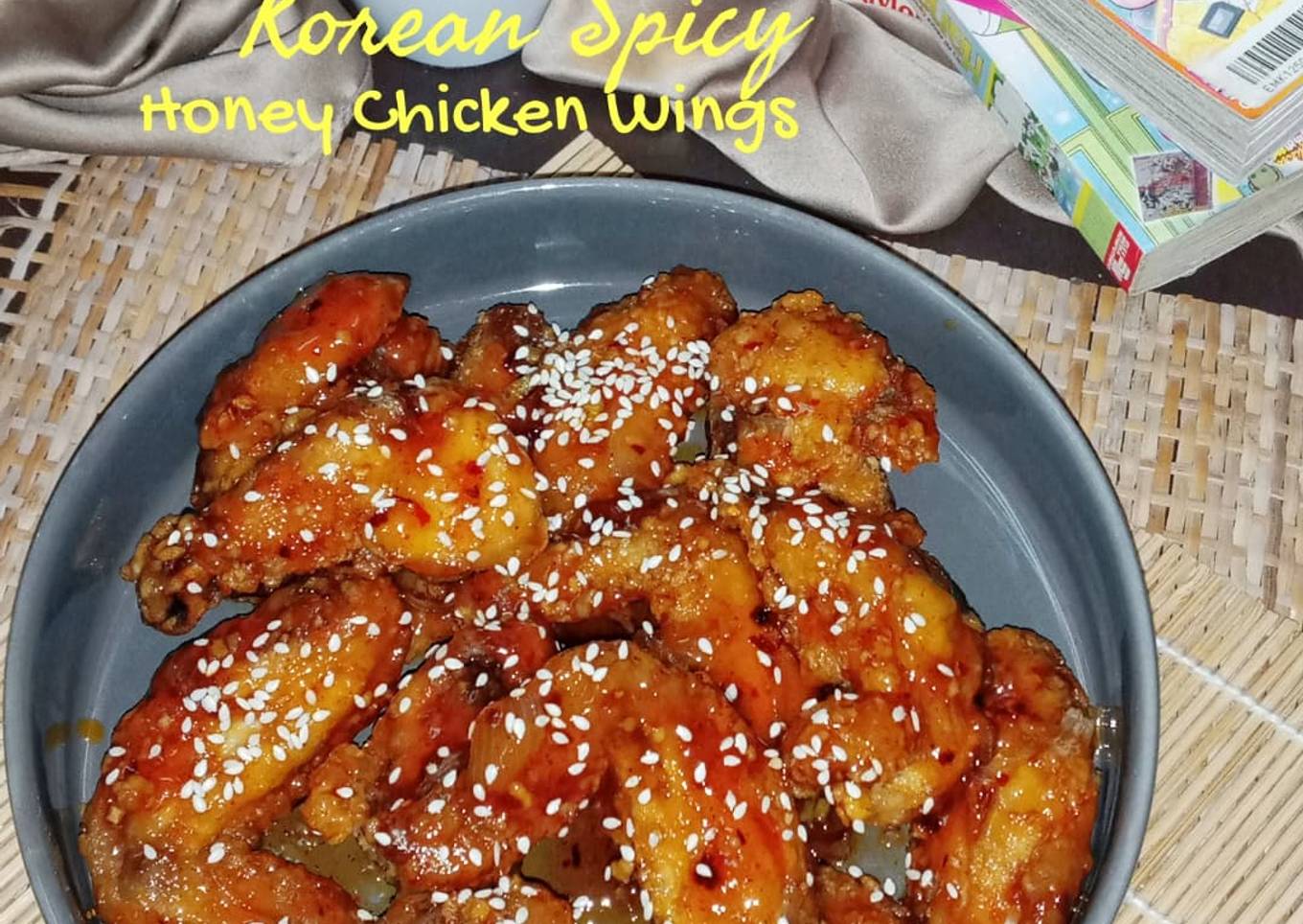 Korean Spicy honey Chicken Wings