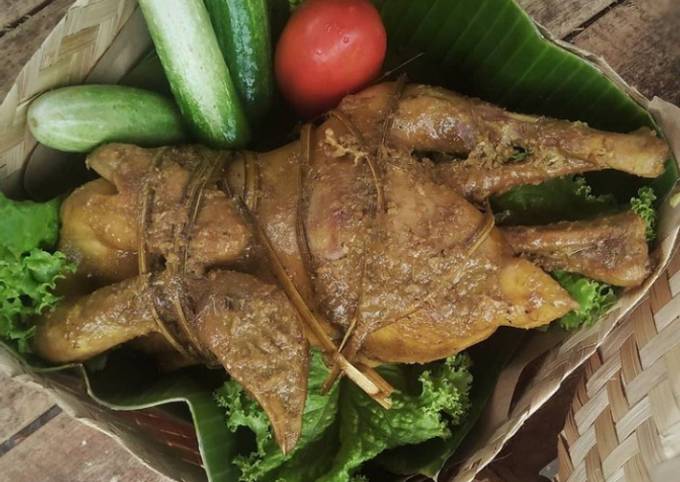 Cara Buat Ingkung Ayam Kampung Yang Sederhana