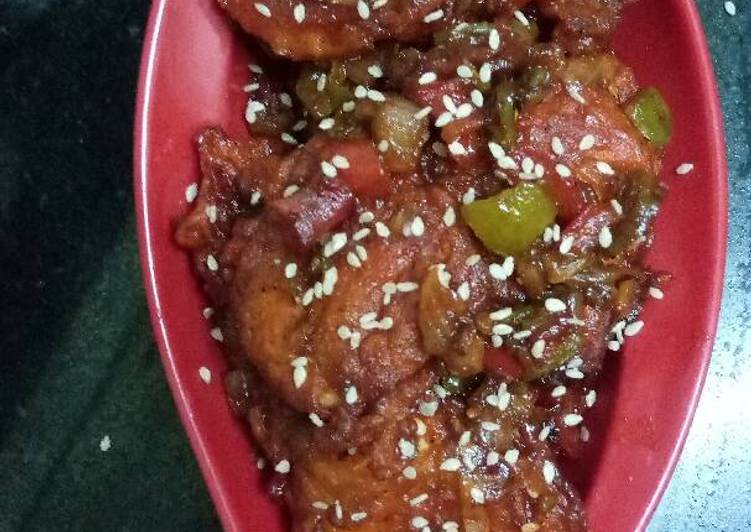 Simple Way to Prepare Favorite Dry egg chilli Manchurian