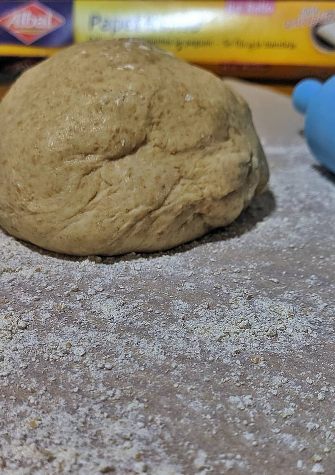 Una foto de Masa integral de pizza