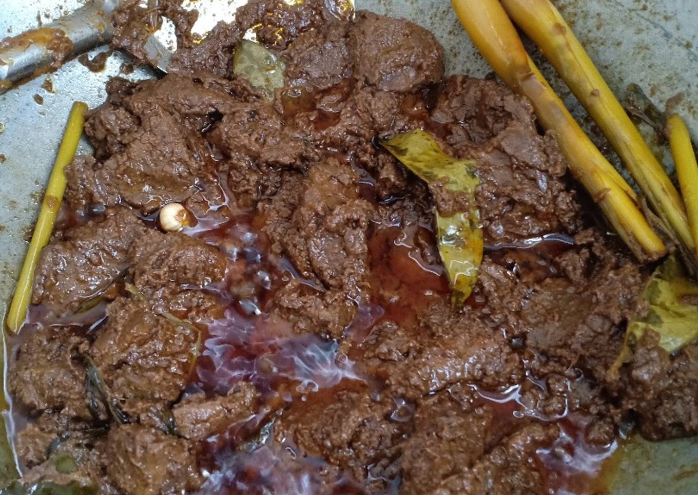 Rendang Daging Khas Padang