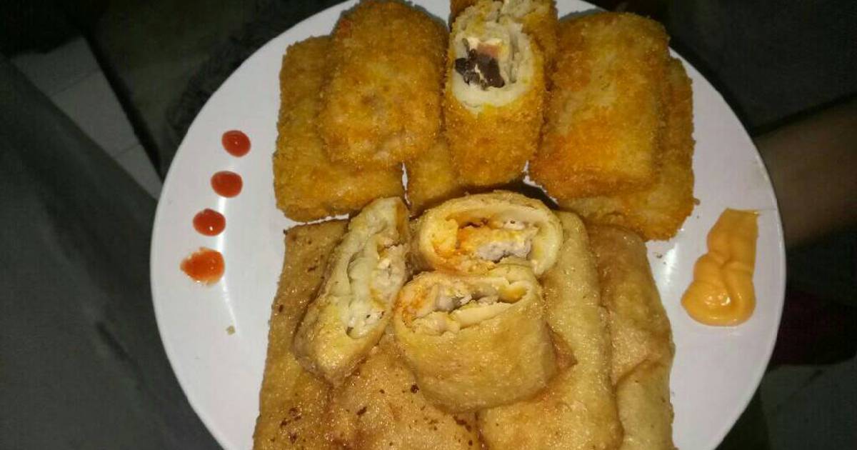 Resep Risol isi bakso / sosis oleh Ajeng Laras - Cookpad