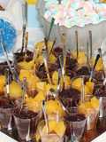Shots dulces sin horno
