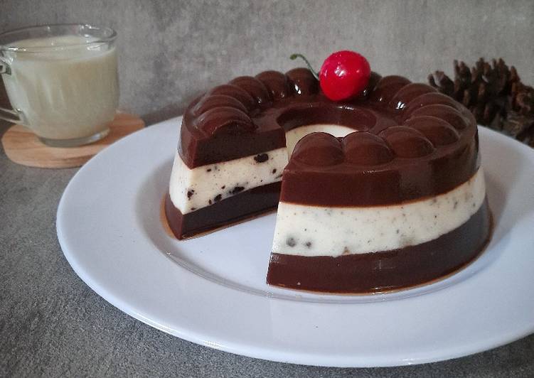 Surprise Pudding Cake / Puding Coklat oreo
