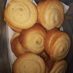 Butter cookies A picture of Butter cookies.