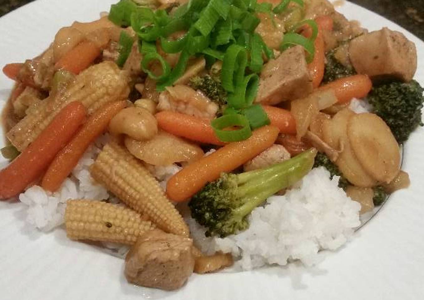 Brad's cashew chicken