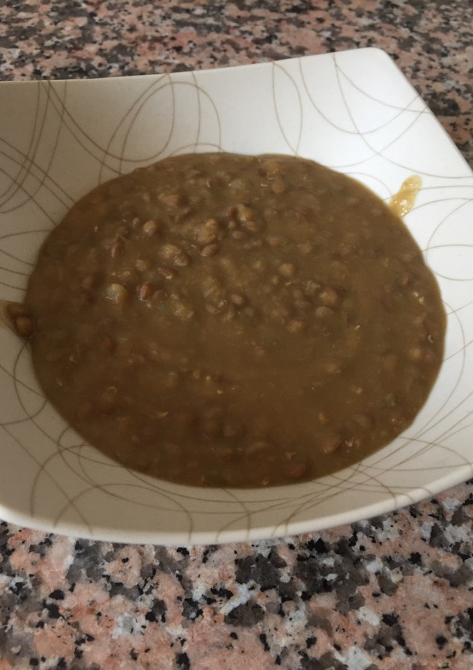 Una foto de Lentejas veganas en MCC Monsieur Cuisine Connect o Thermomix