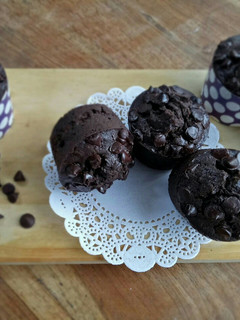 Foto resep Chocolate Custard Muffin