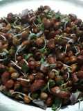 Sprouted Black Chickpea Chaat