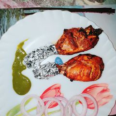 Amritsari tandoori chicken A picture of Amritsari tandoori chicken.
