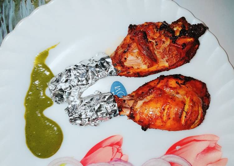 Recipe of Super Quick Homemade Amritsari tandoori chicken