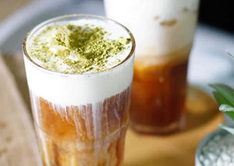 Hồng Trà kem sữa Macchiato