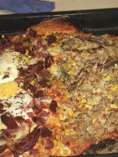 Una foto de Pizza Casera!