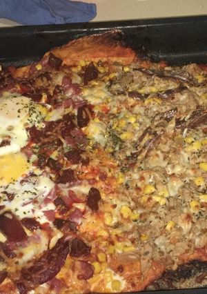 Una foto de Pizza Casera!