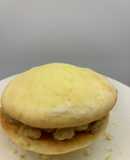 Alfajor maicena relleno de cajú y limón