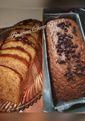 A picture of Banana Choco Bread.