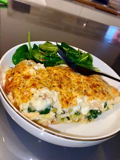 Une photo de Lasagne au saumon, épinards & ricotta