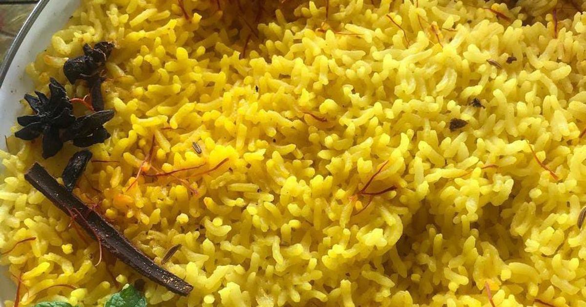 Nasi kuning saffron