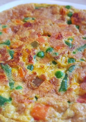 Zöldséges hamis bundás kenyér recept fotója