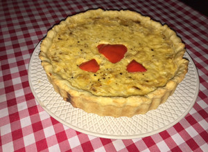 Una foto de Tarta de cebolla 🧅 y queso 🧀