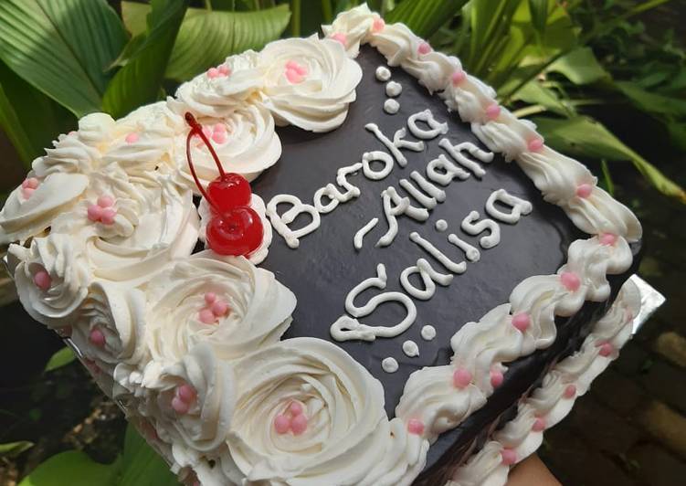 Resep Birthday Cake / Kue Ultah Anti Gagal