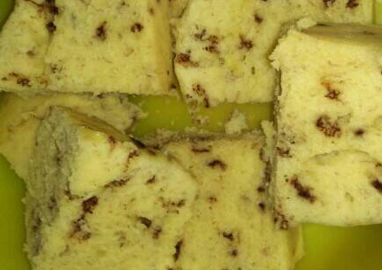 Bolu pisang keju kukus