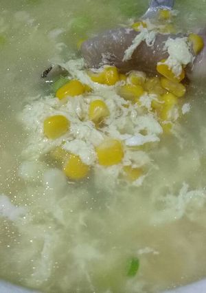 Foto resep Sop Jagung Telur / Corn Soup With Egg