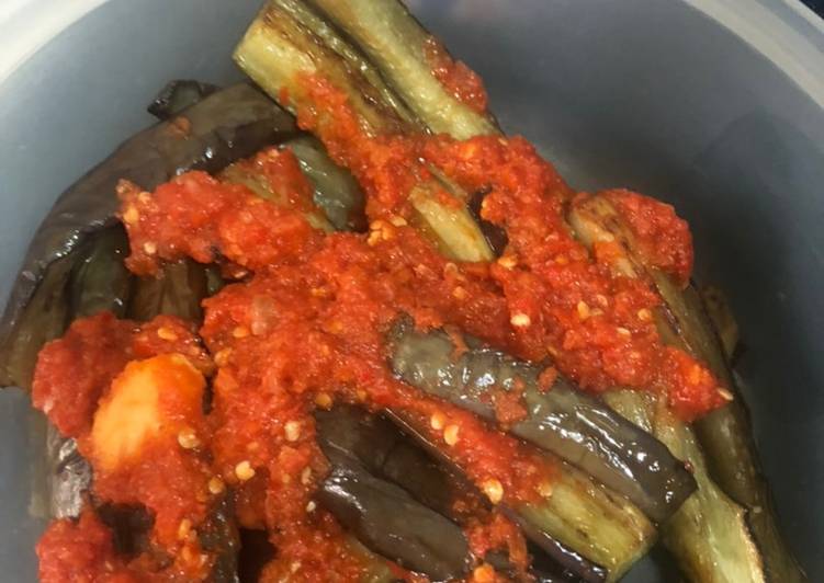 Terong Balado Pedas Gurih