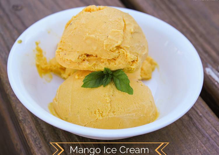 Simple Way to Prepare Any-night-of-the-week Mango Ice Cream