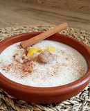 Arroz con leche y castañas/receta típica manchega/especial semana Santa