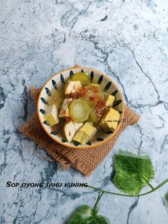 Foto resep Sop oyong tahu kuning
