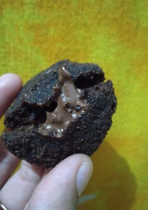 Foto resep Oat Choco almond Soft cookies with teflon