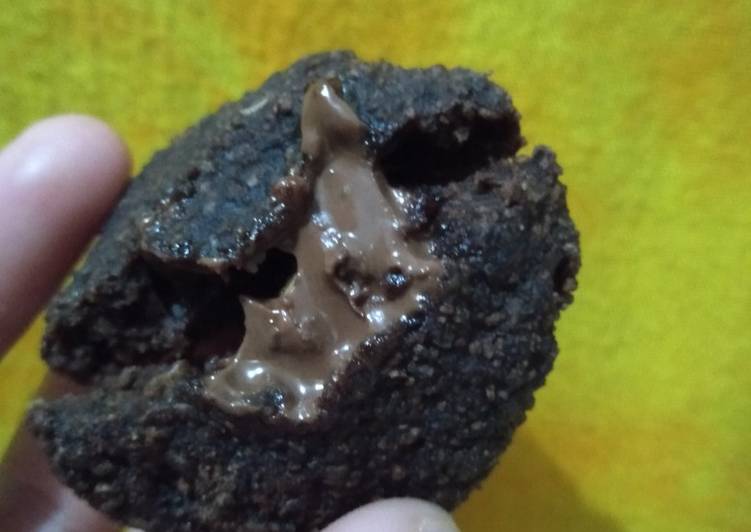 Cara Gampang Membuat Oat Choco almond Soft cookies with teflon yang Lezat